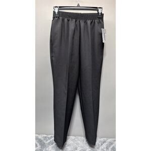 Allison Daley Women's Pants 6P Black High Rise Classic Pull-On Pockets New